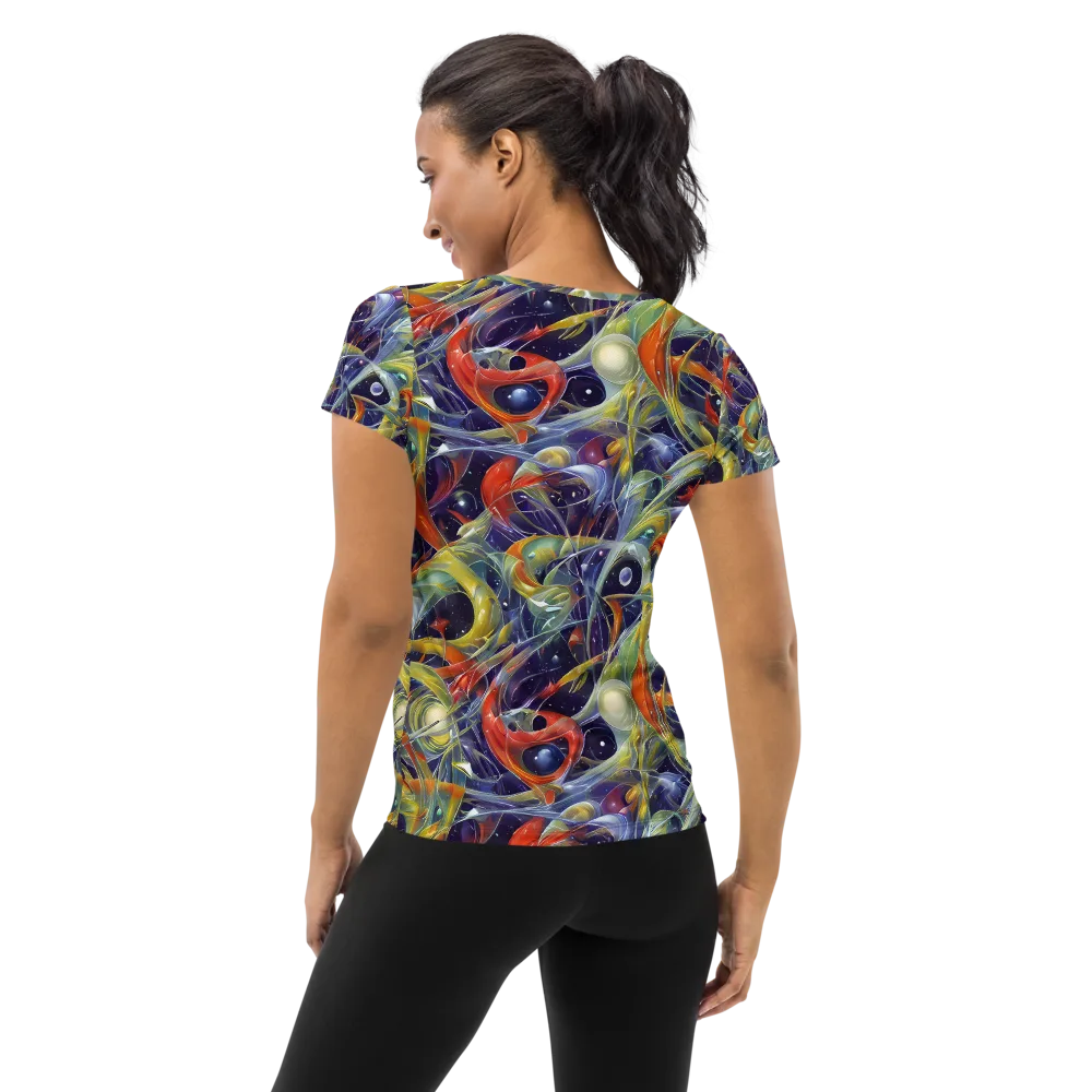 Cosmic Conservatory on Women's Athletic T-Shirt — Back