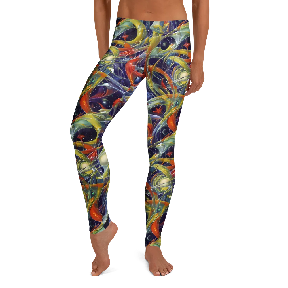 Cosmic Conservatory on Leggings — Front