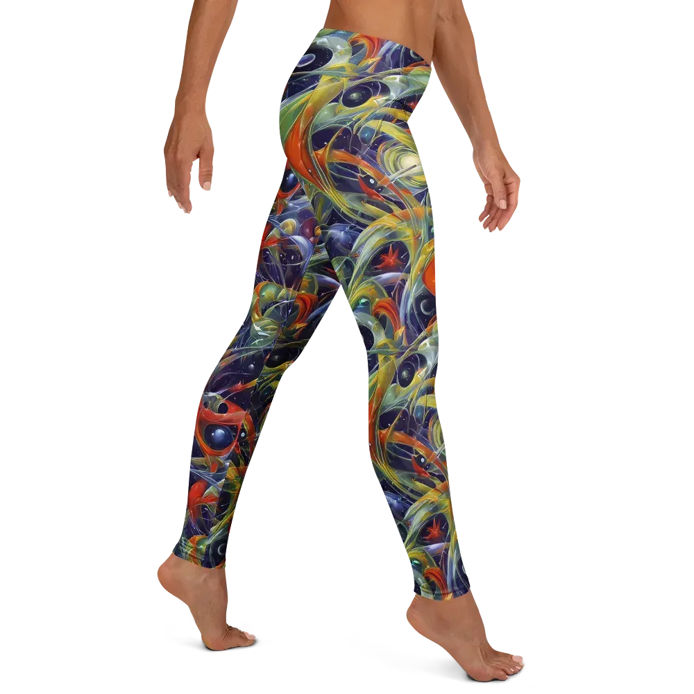 Cosmic Conservatory on Leggings — Right
