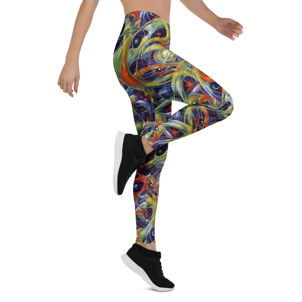 Cosmic Conservatory on Leggings — Right