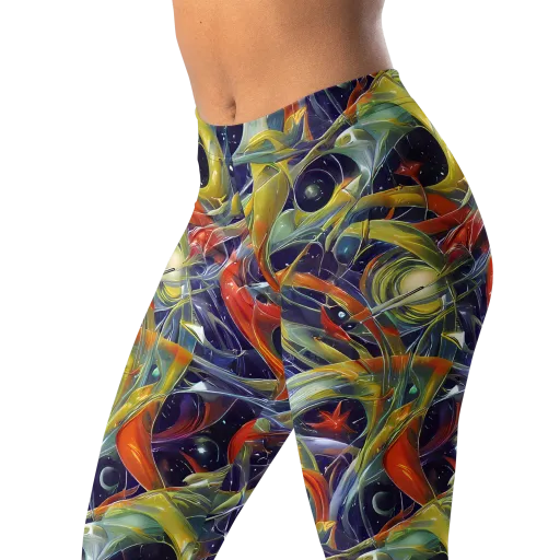 Cosmic Conservatory on a Leggings
