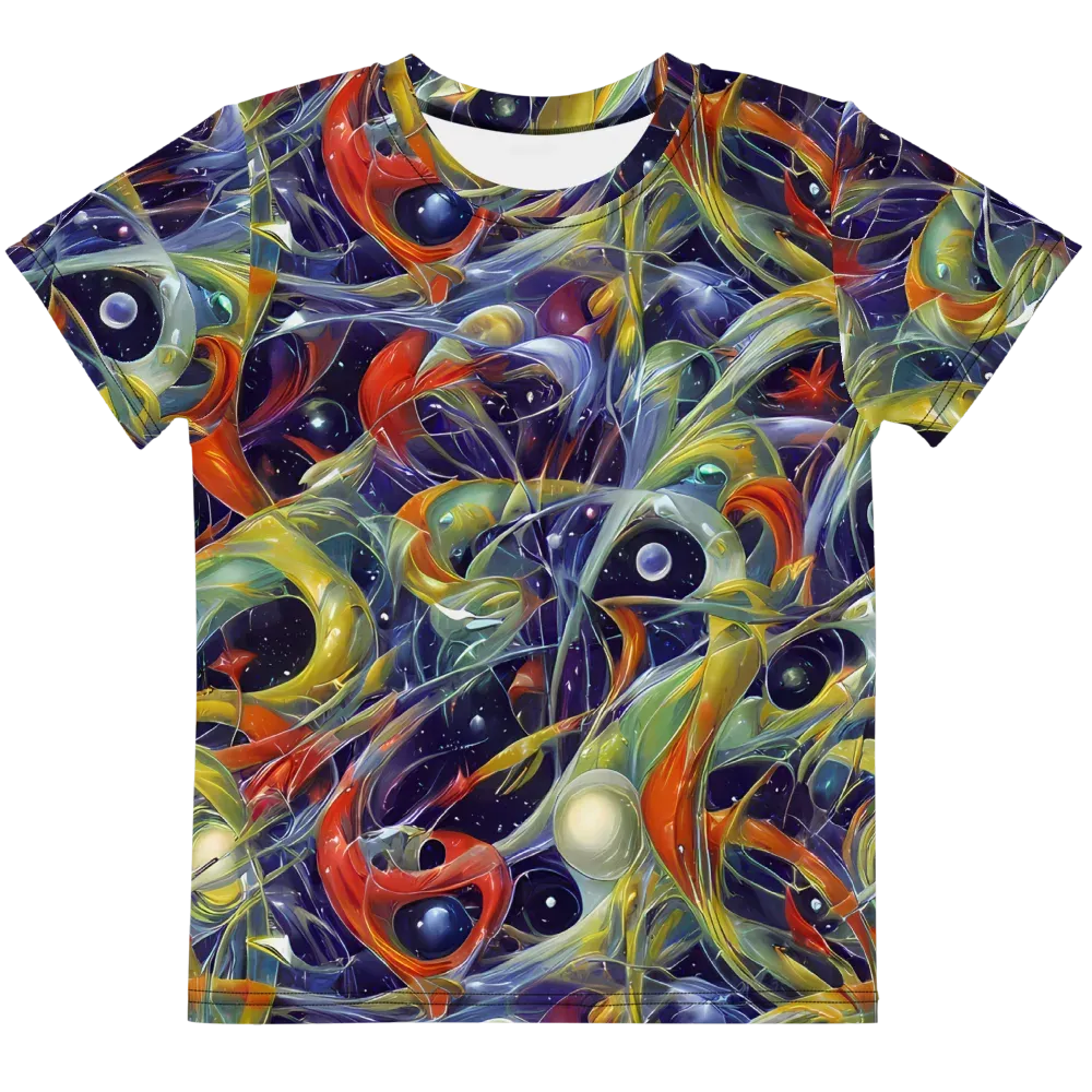 Cosmic Conservatory on Kids Crew Neck T-Shirt — Front
