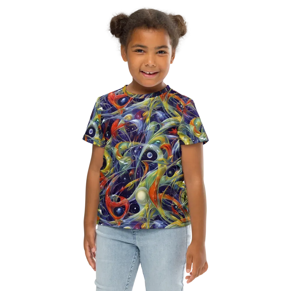 Cosmic Conservatory on Kids Crew Neck T-Shirt — Front