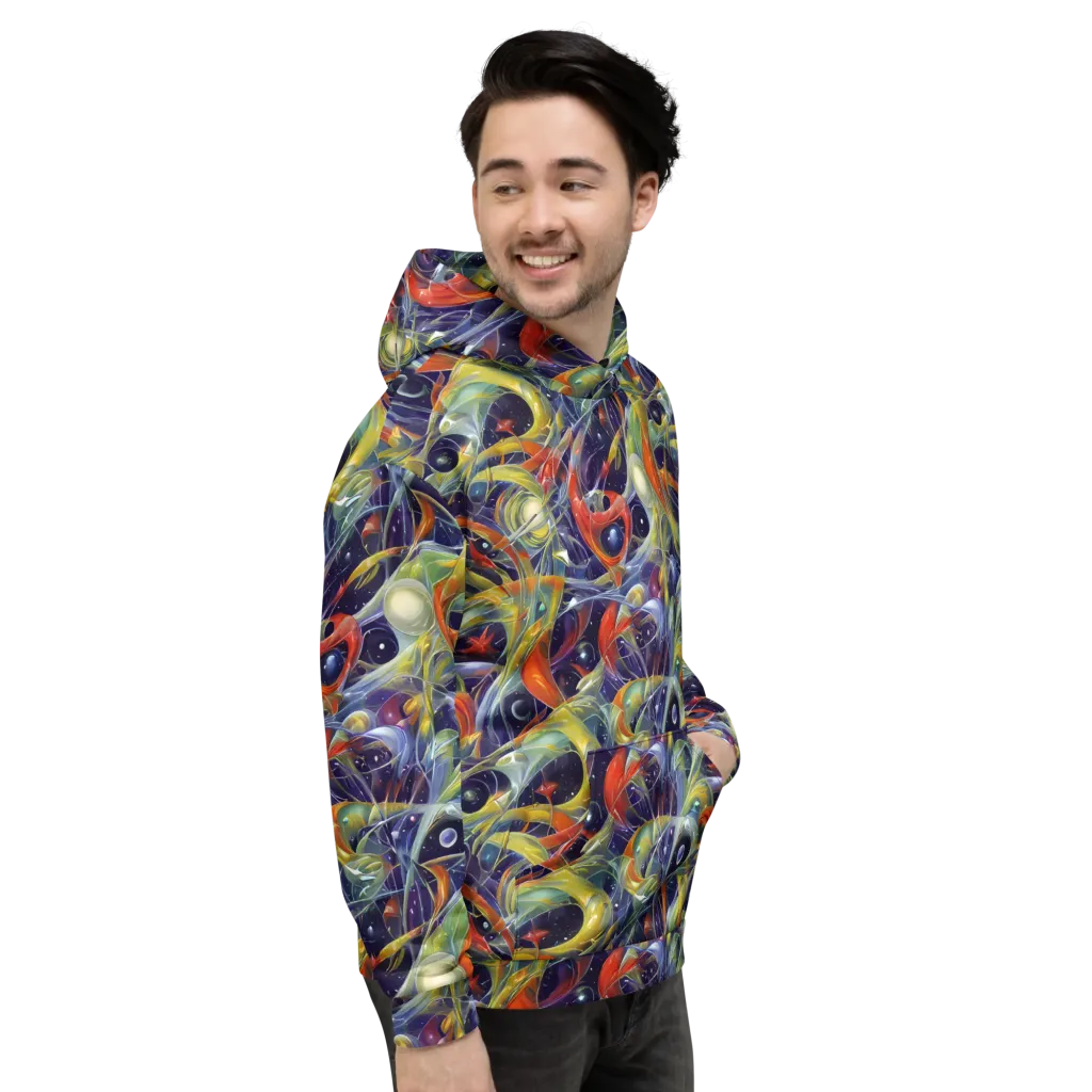 Cosmic Conservatory on Hoodie — Right