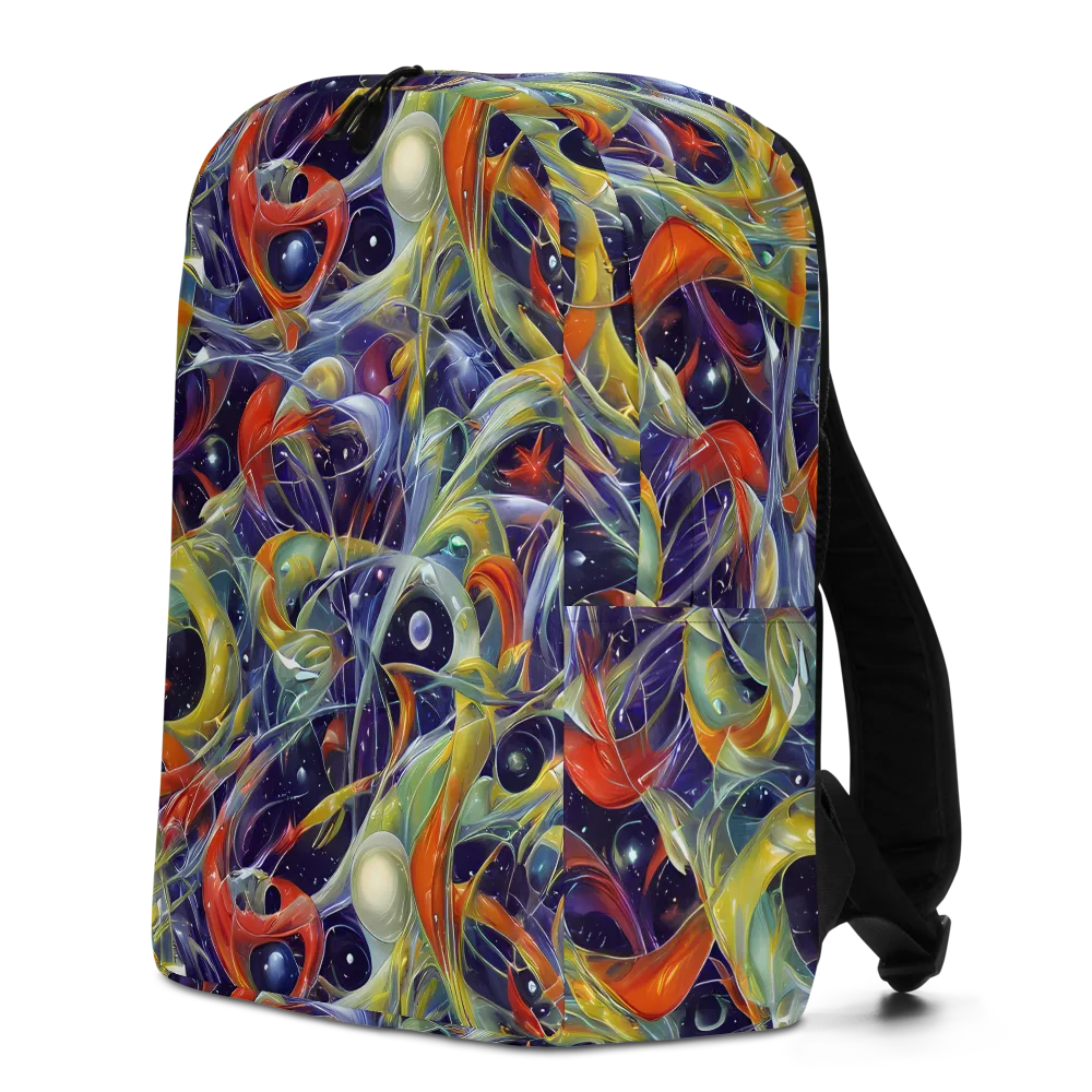 Cosmic Conservatory on Minimalist Backpack — Left