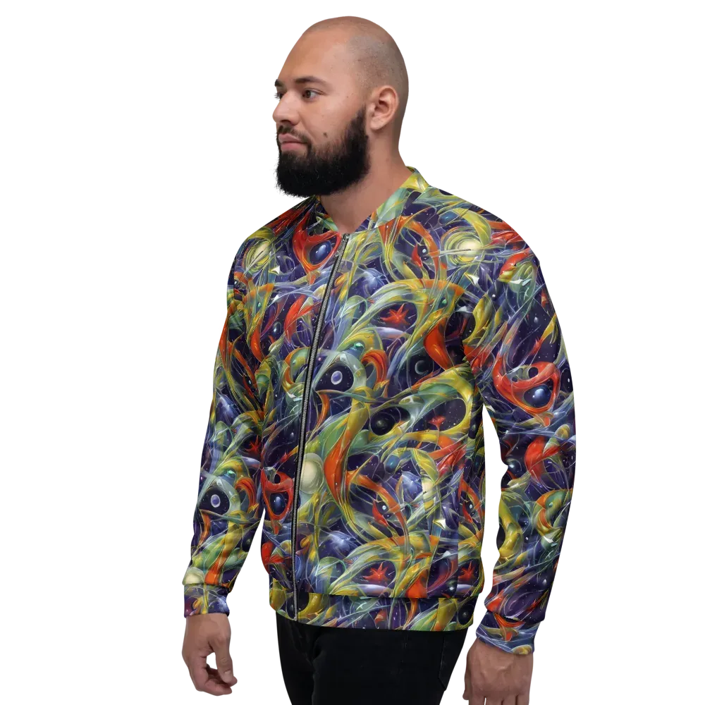 Cosmic Conservatory on Bomber Jacket — Left
