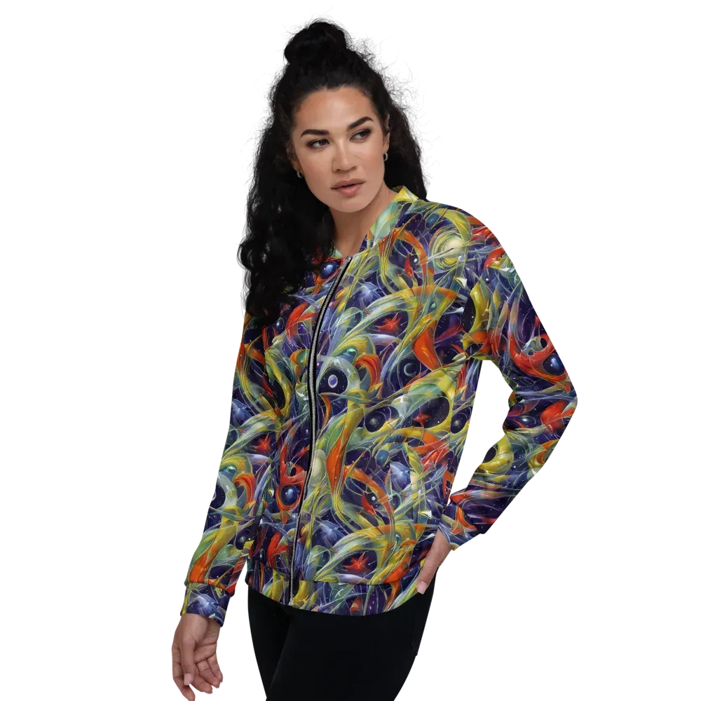 Cosmic Conservatory on Bomber Jacket — Left