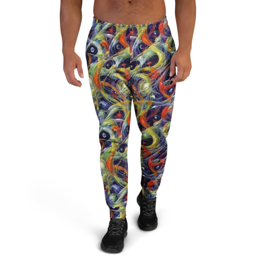 Cosmic Conservatory on a Men's Joggers