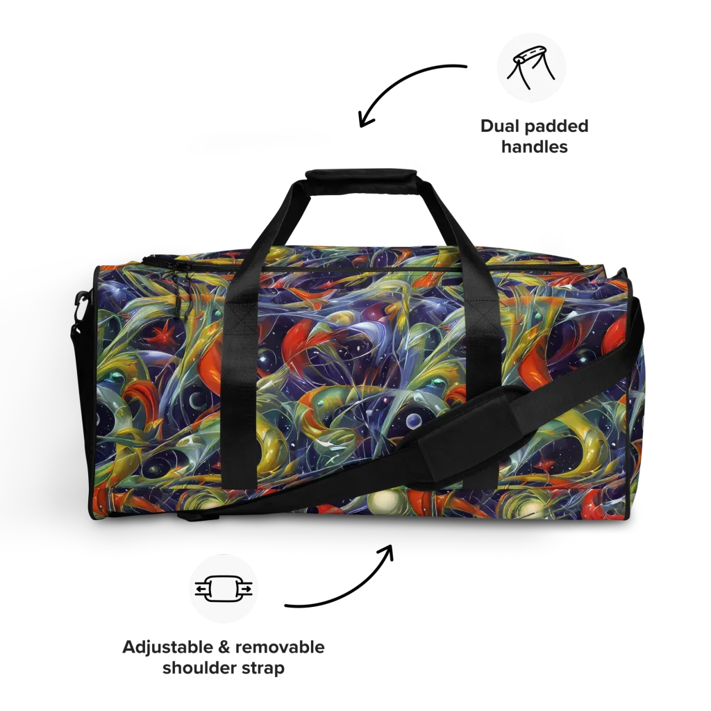 Cosmic Conservatory on Duffle Bag — Front