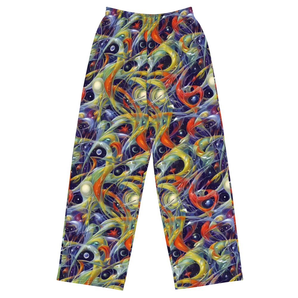 Cosmic Conservatory on Wide-Leg Pants — Front