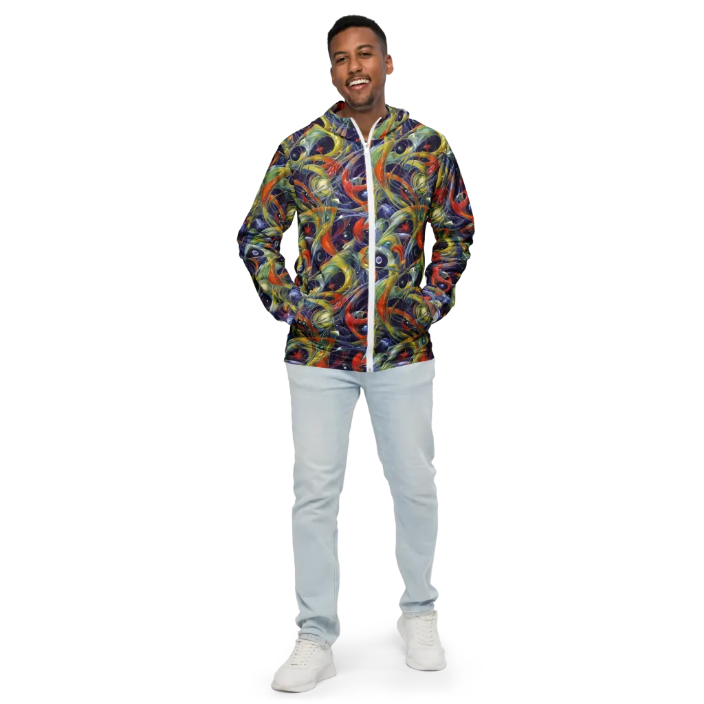 Cosmic Conservatory on Men's Windbreaker — Front