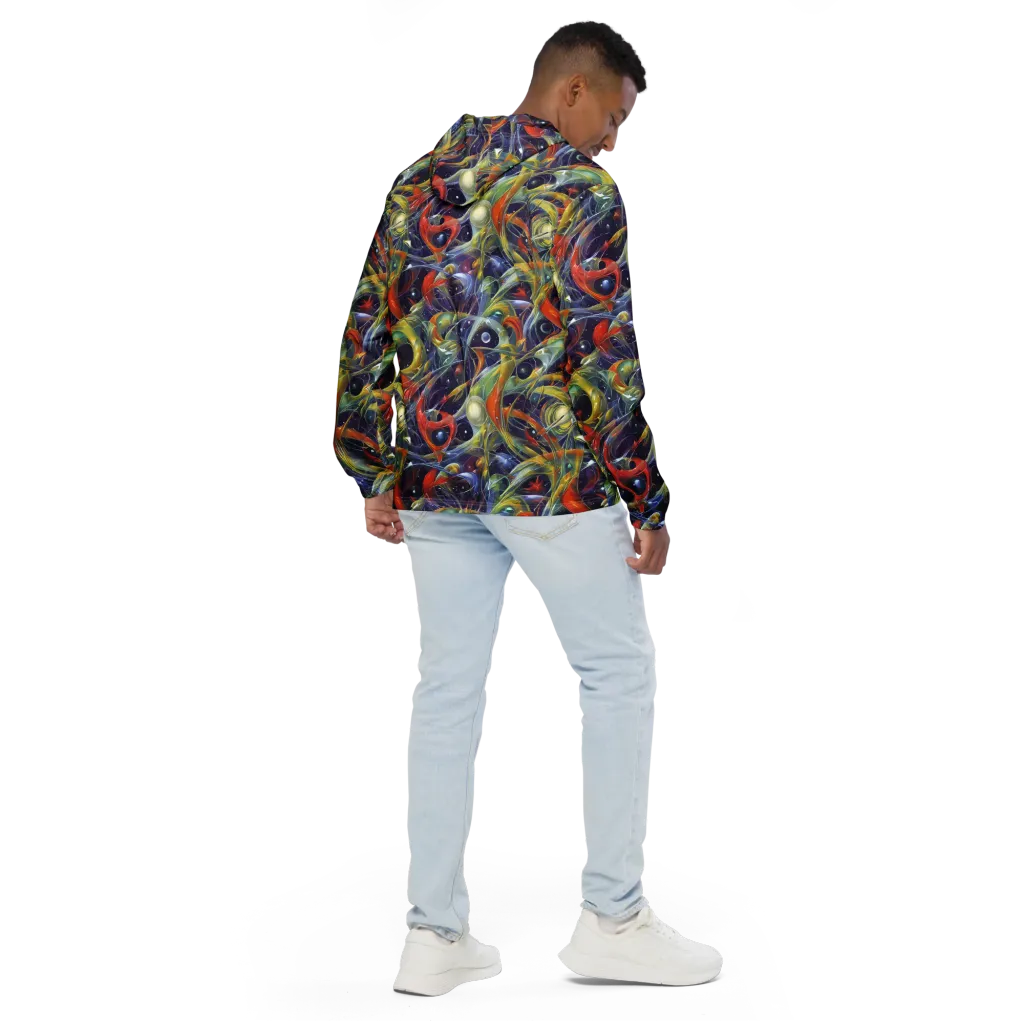 Cosmic Conservatory on Men's Windbreaker — Back