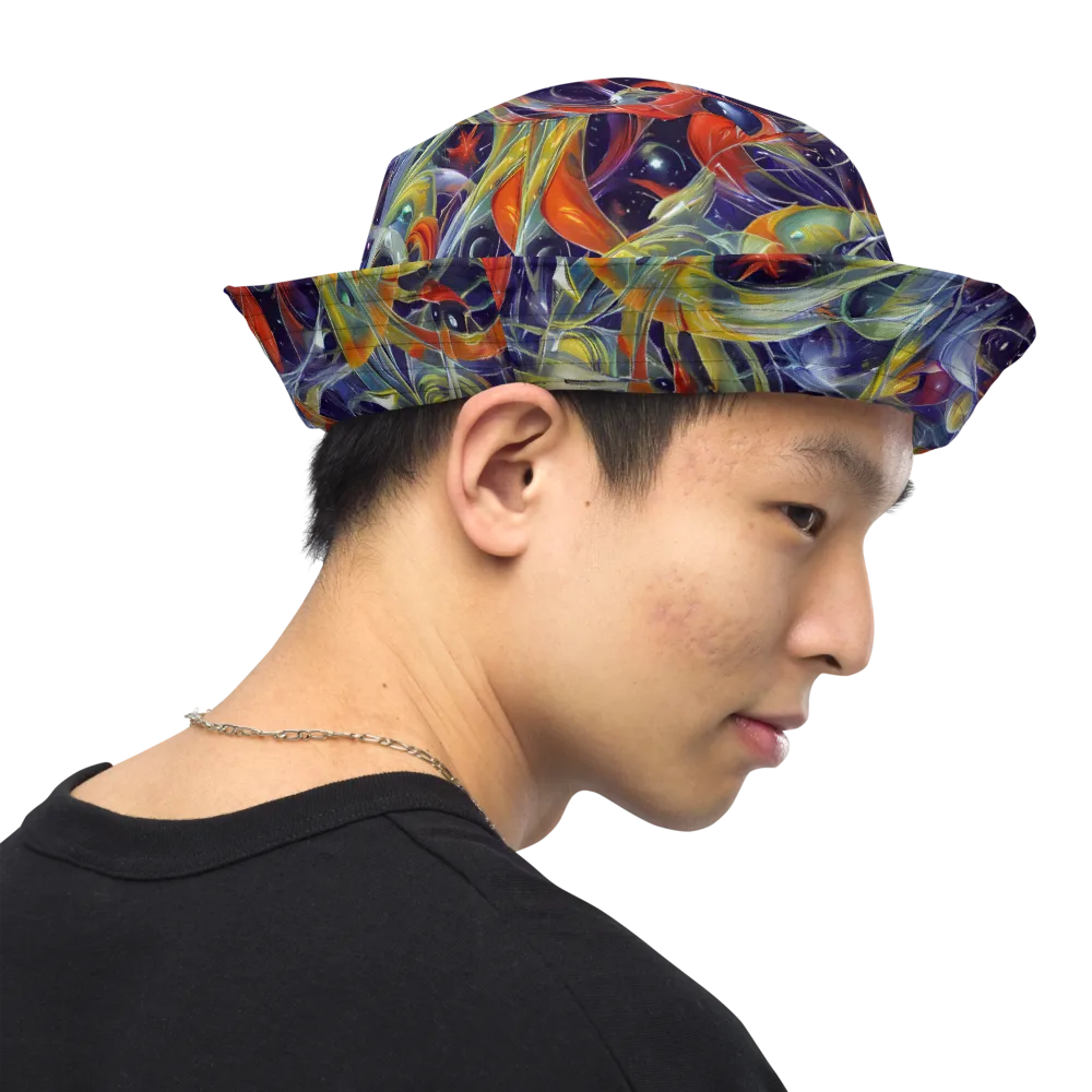 Cosmic Conservatory on Reversible Bucket Hat — Right Outside