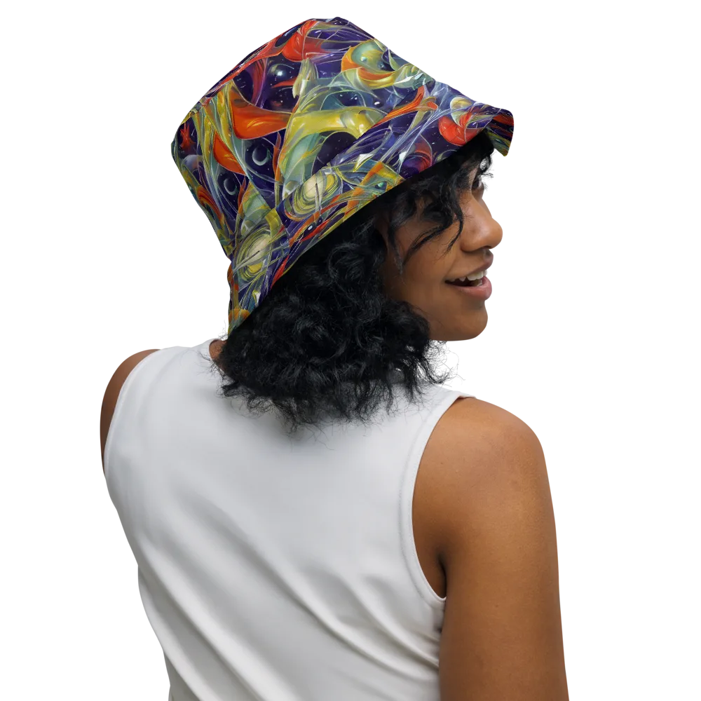 Cosmic Conservatory on Reversible Bucket Hat — Right Outside