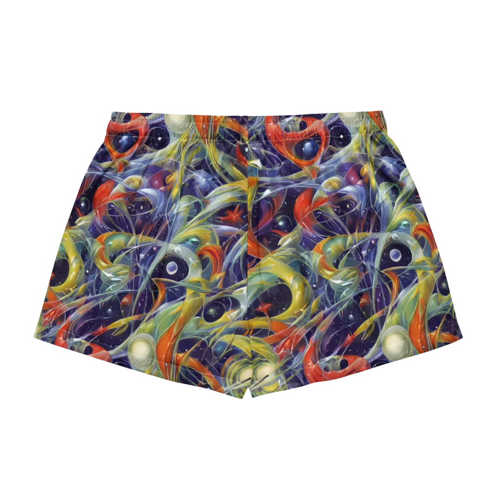 Cosmic Conservatory on Women's Pajama Shorts — Back