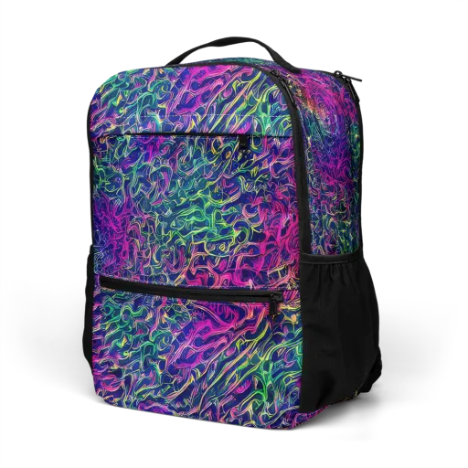 Fuchsia Frontier on a Utility Backpack