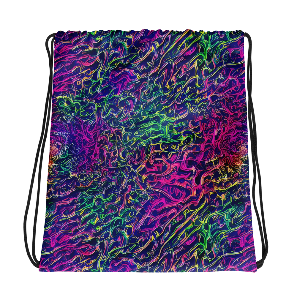Fuchsia Frontier on Drawstring Bag — Photo