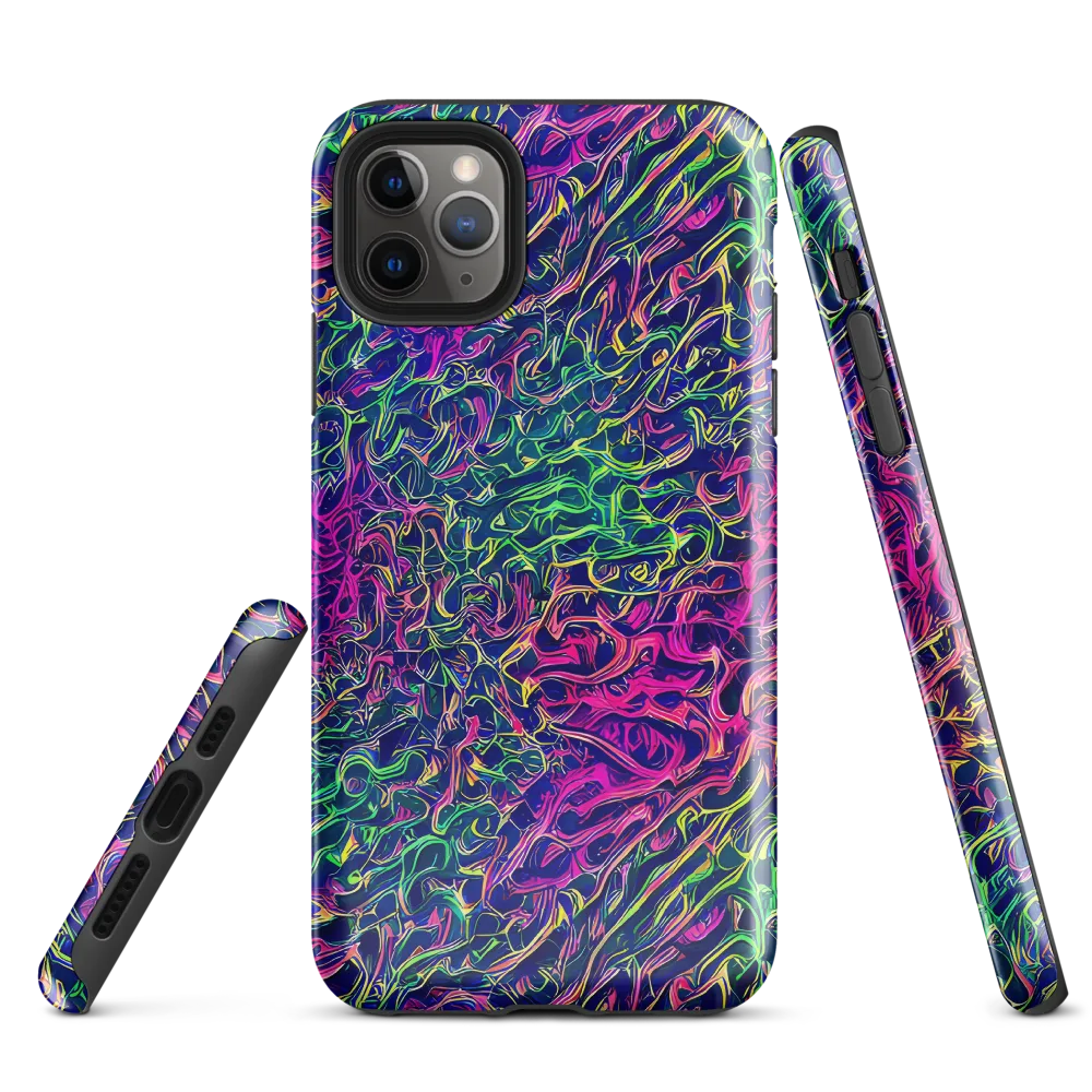 Fuchsia Frontier on Tough Case for iPhone® — Front