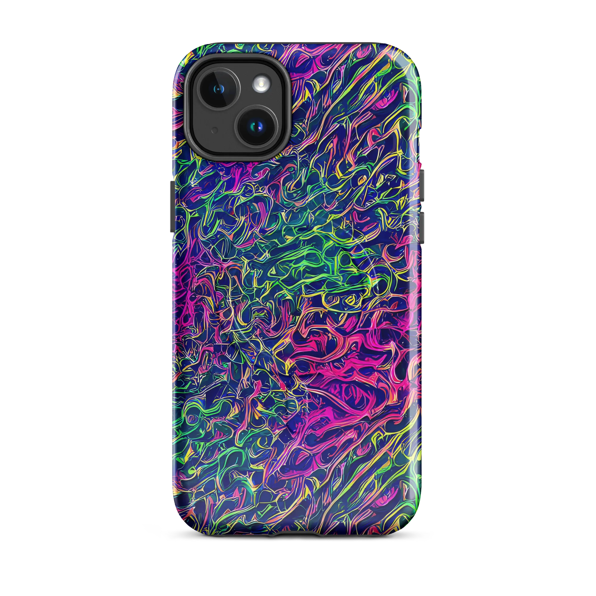 Fuchsia Frontier on MagSafe Tough Case for iPhone® — Front