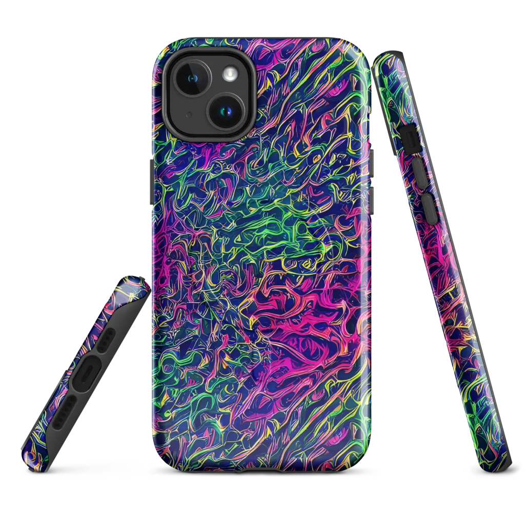 Fuchsia Frontier on MagSafe Tough Case for iPhone® — Front