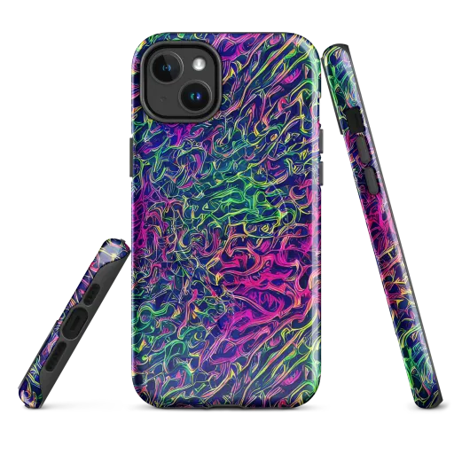 Fuchsia Frontier on a MagSafe Tough Case for iPhone®