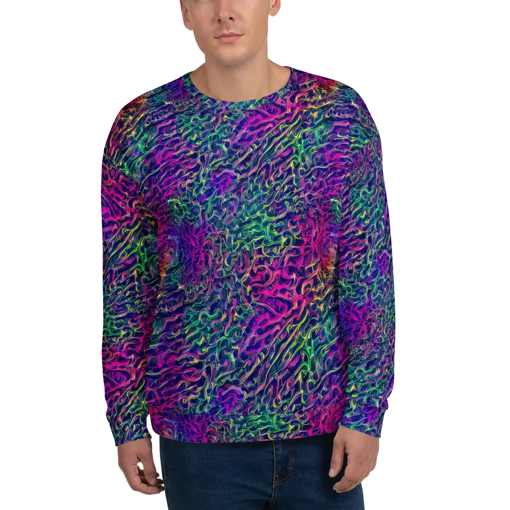 Fuchsia Frontier on Sweatshirt — Front