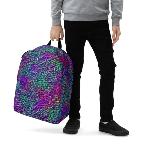 Fuchsia Frontier on a Minimalist Backpack