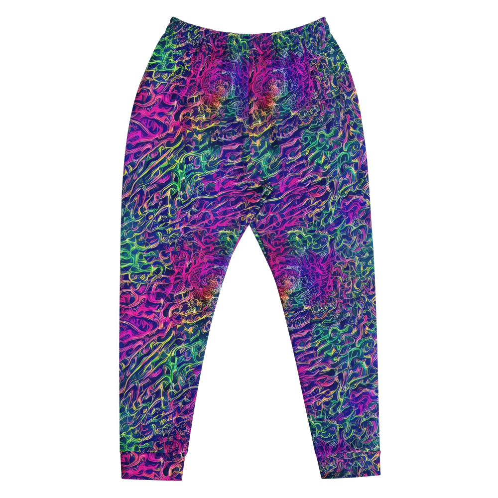 Fuchsia Frontier on Men's Joggers — Front