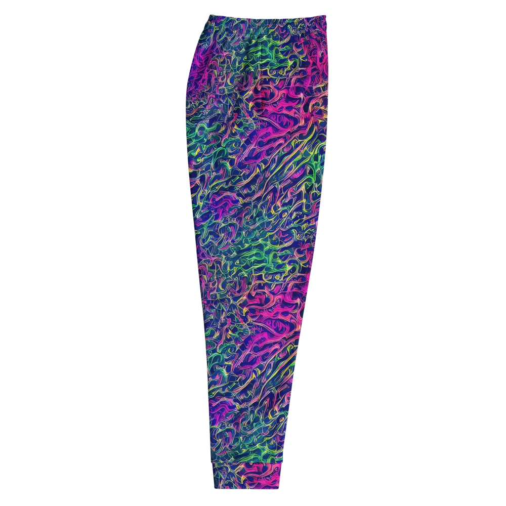 Fuchsia Frontier on Men's Joggers — Right