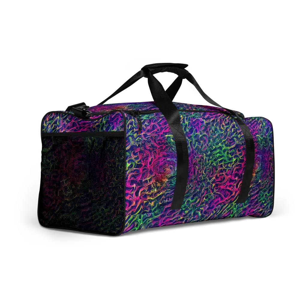 Fuchsia Frontier on Duffle Bag — Right Front