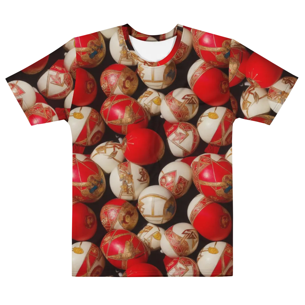 Crimson Relic on Men's Cotton Crew Neck T-Shirt — Front