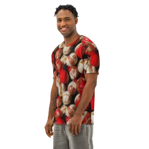 Crimson Relic on a Men's Cotton Crew Neck T-Shirt
