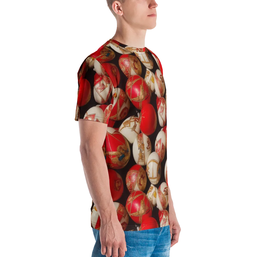 Crimson Relic on Men's Crew Neck T-Shirt — Right
