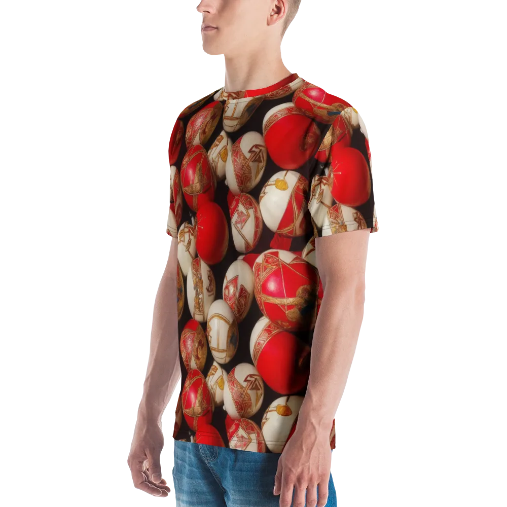 Crimson Relic on Men's Crew Neck T-Shirt — Left