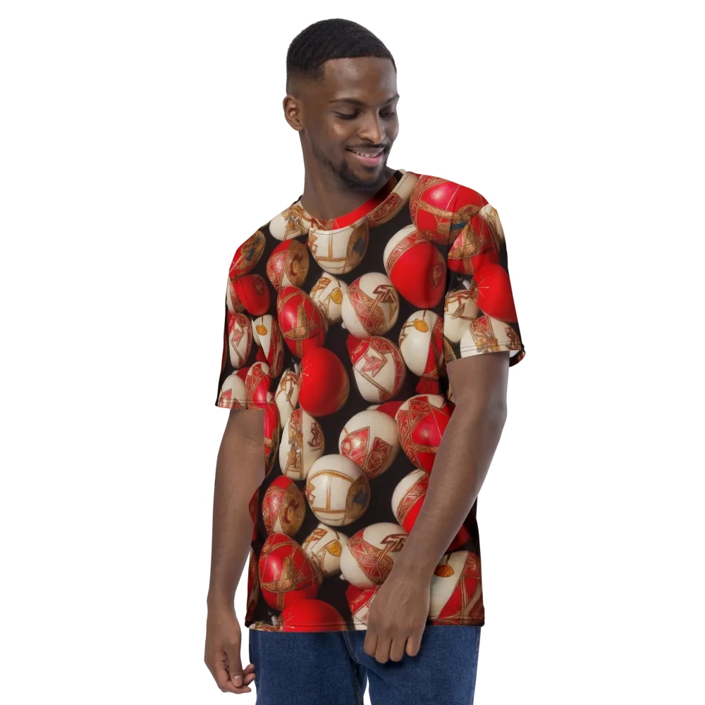 Crimson Relic on Men's Crew Neck T-Shirt — Left