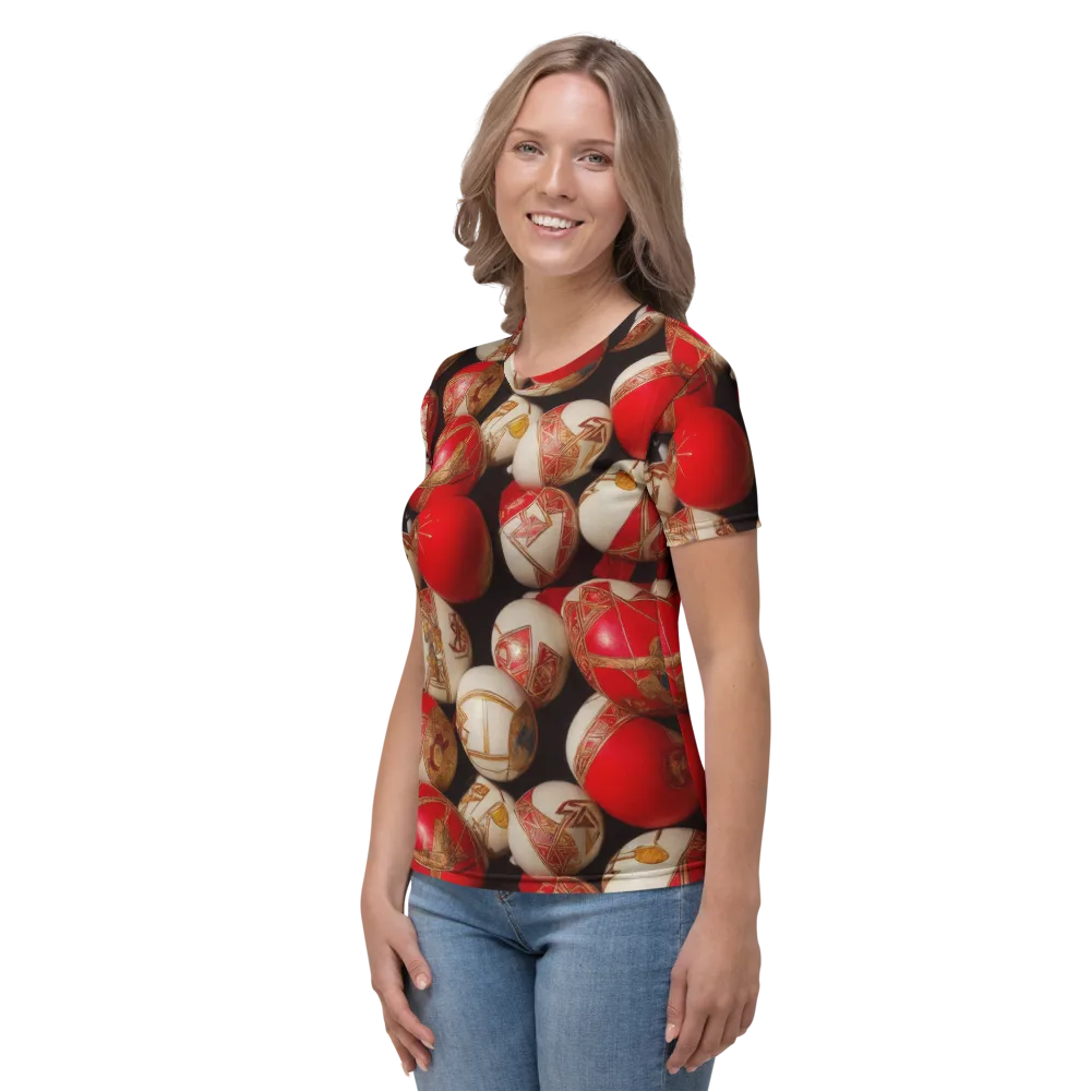 Crimson Relic on Women's Crew Neck T-Shirt — Left
