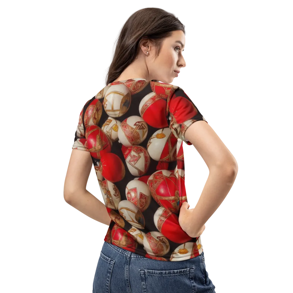 Crimson Relic on Women's Crew Neck T-Shirt — Back
