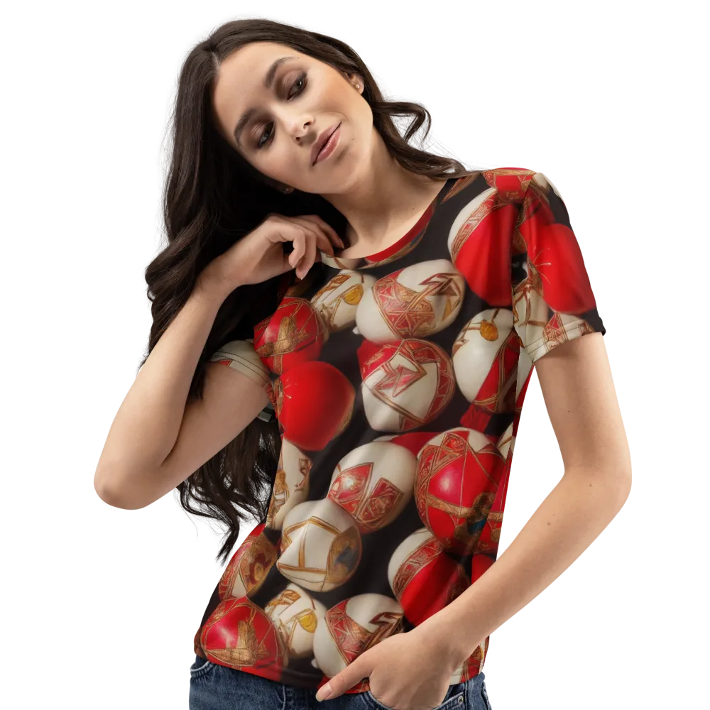Crimson Relic on Women's Crew Neck T-Shirt — Left Front