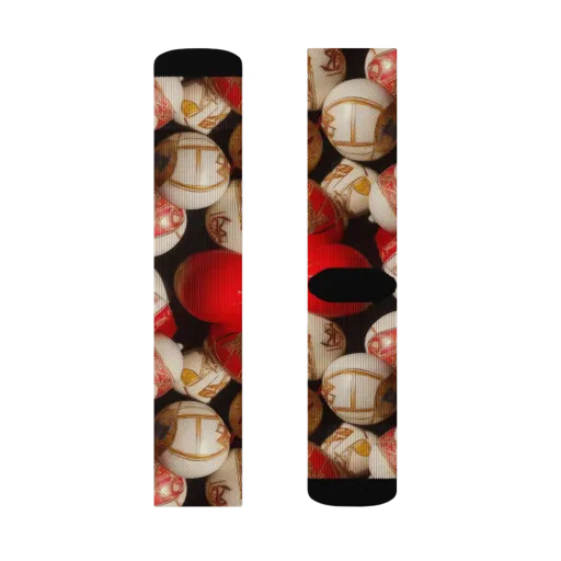 Crimson Relic on a Socks
