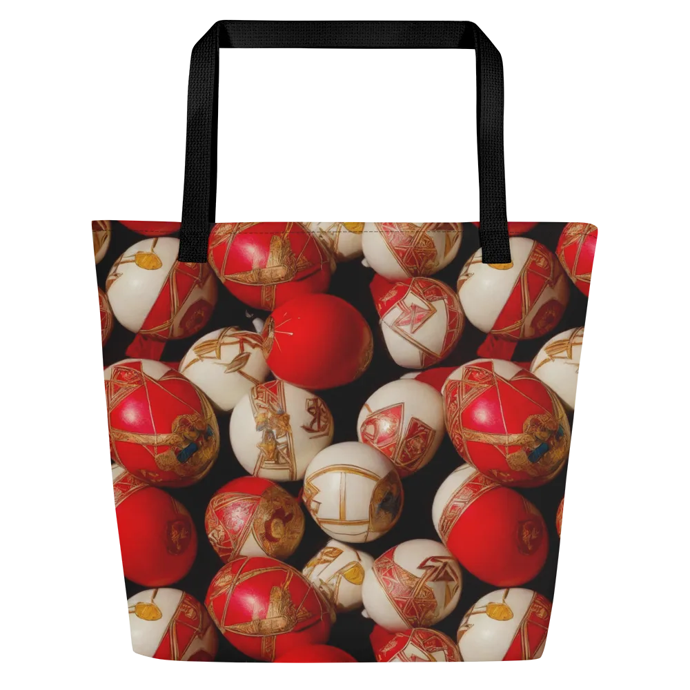 Crimson Relic on Large Tote Bag W/ Pocket — Front