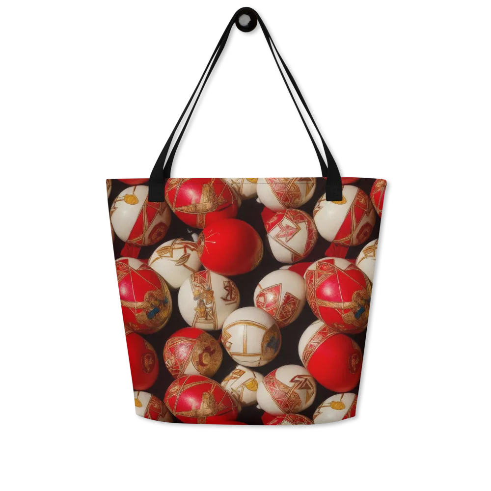Crimson Relic on Large Tote Bag W/ Pocket — Front