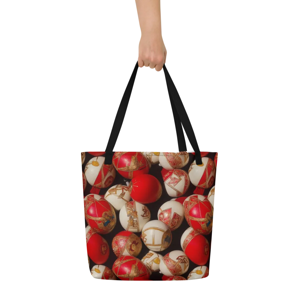 Crimson Relic on Large Tote Bag W/ Pocket — Front