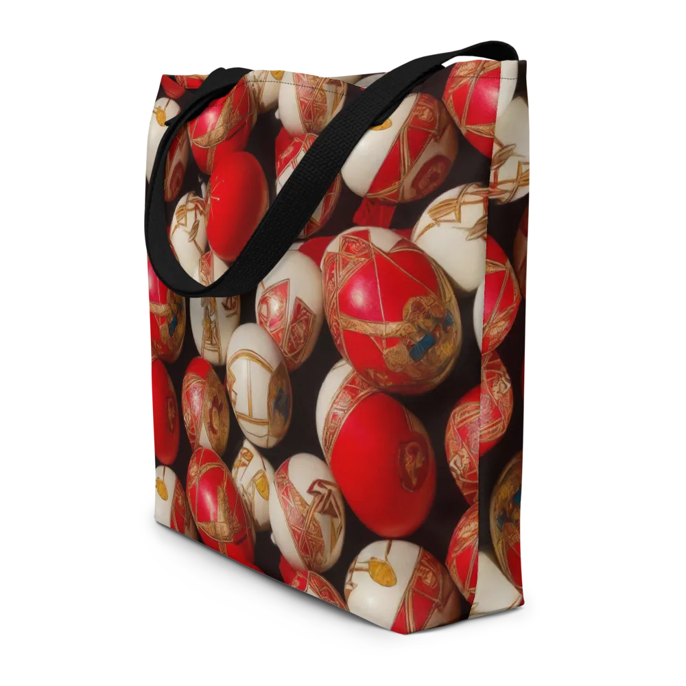 Crimson Relic on Large Tote Bag W/ Pocket — Front