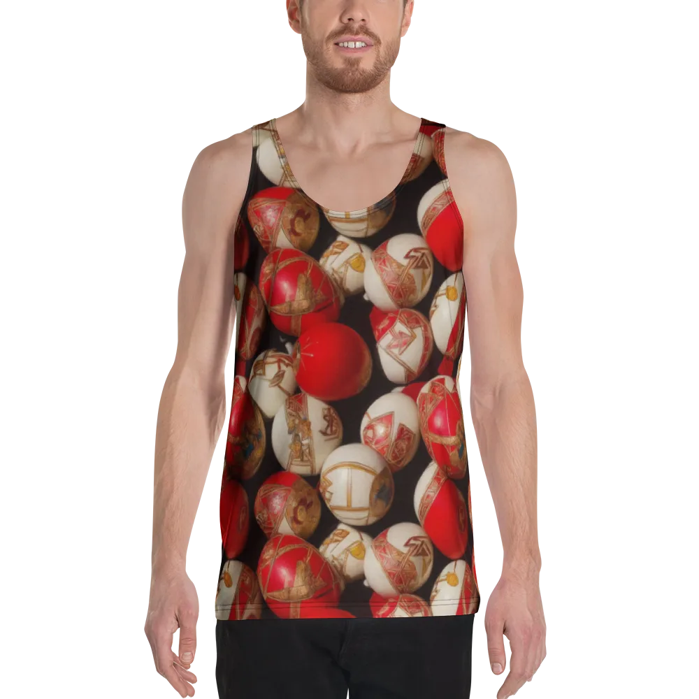 Crimson Relic on Men's Tank Top — Front