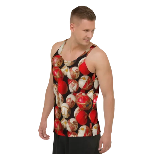 Crimson Relic on a Men's Tank Top