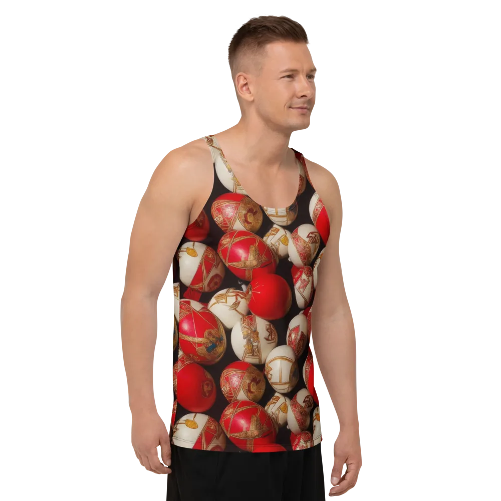 Crimson Relic on Men's Tank Top — Right Front