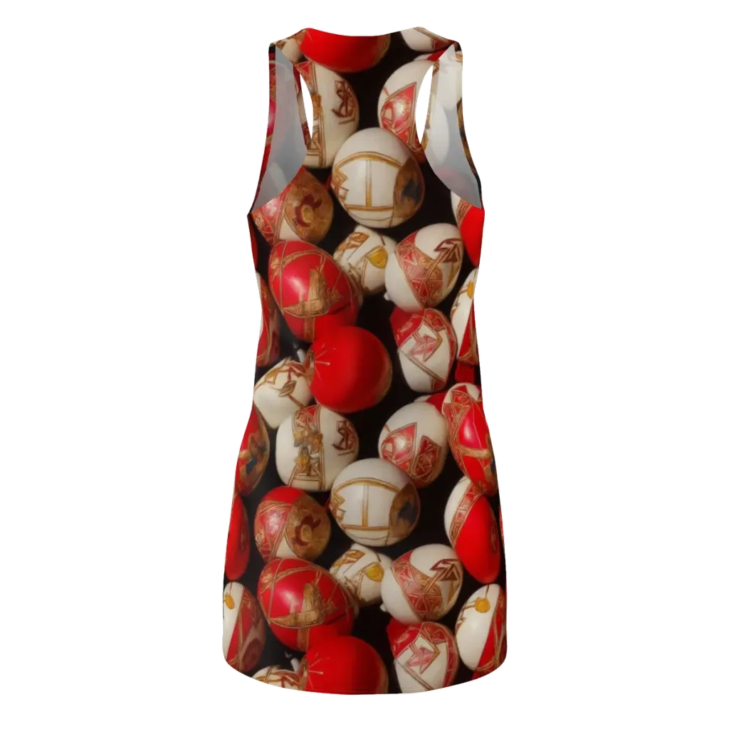 Crimson Relic on Racerback Dress — Back