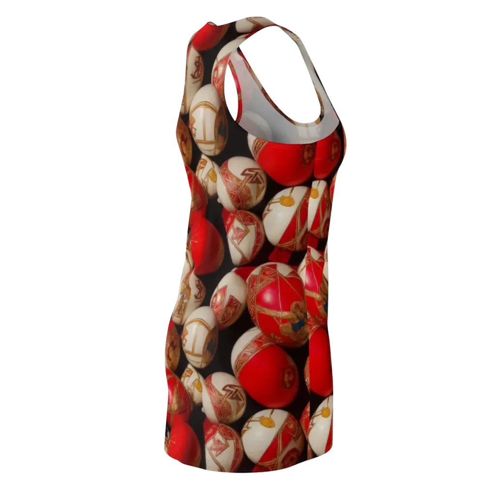 Crimson Relic on Racerback Dress — Back Side