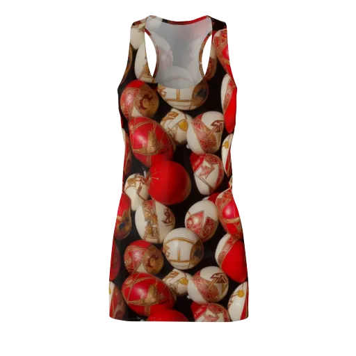 Crimson Relic on a Racerback Dress