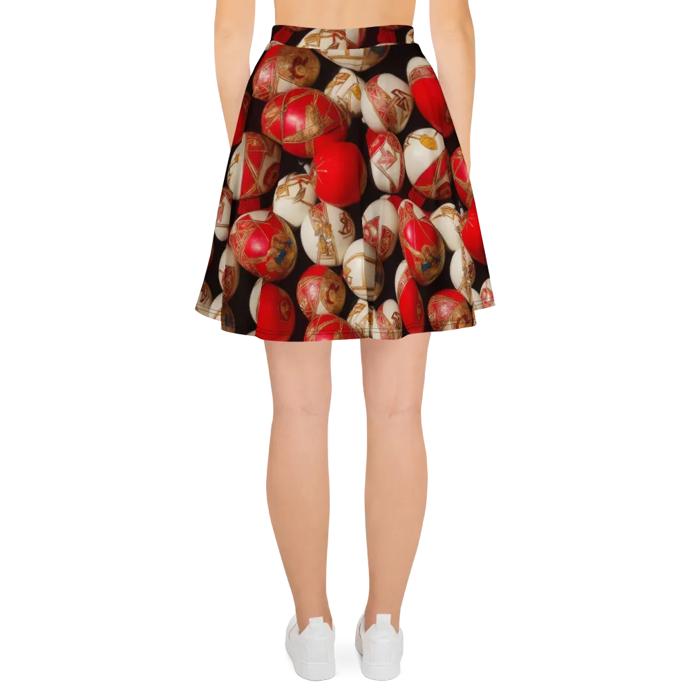 Crimson Relic on Skater Skirt — Back